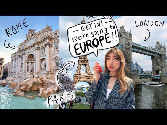 2 Week Adventure in Europe! (Traveling London, Paris, Venice, Florence, Rome)