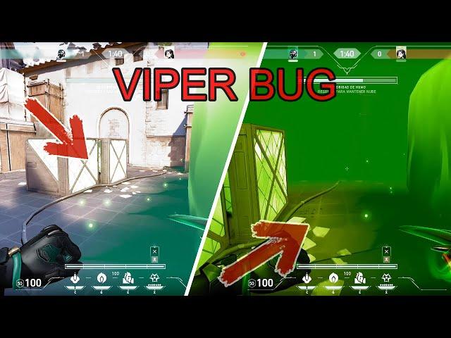 VALORANT BUG | VIPER ultimate BUG | VIPER BUG (ASCENT)