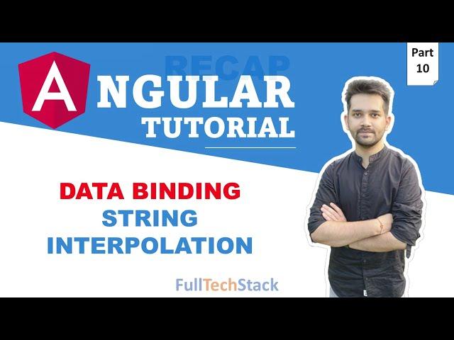 Mastering Data Binding with String Interpolation - Angular 16 Tutorial (Part 10)