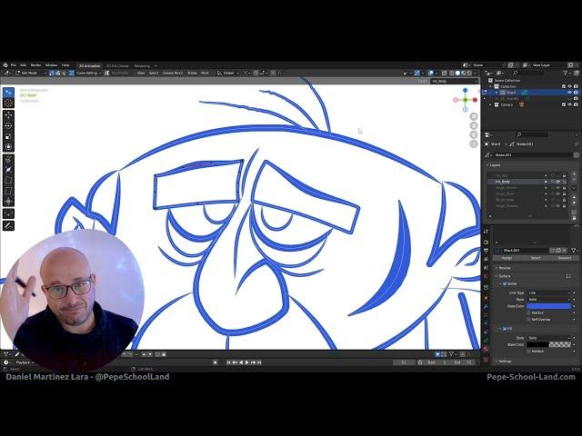 #029 Curve Editing  - Grease Pencil RANDOM tips & tricks