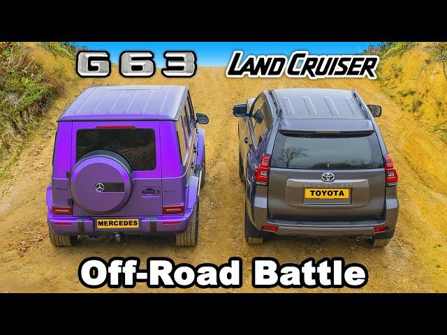 AMG G63 vs Toyota Land Cruiser: OFF-ROAD RACE & BATTLE