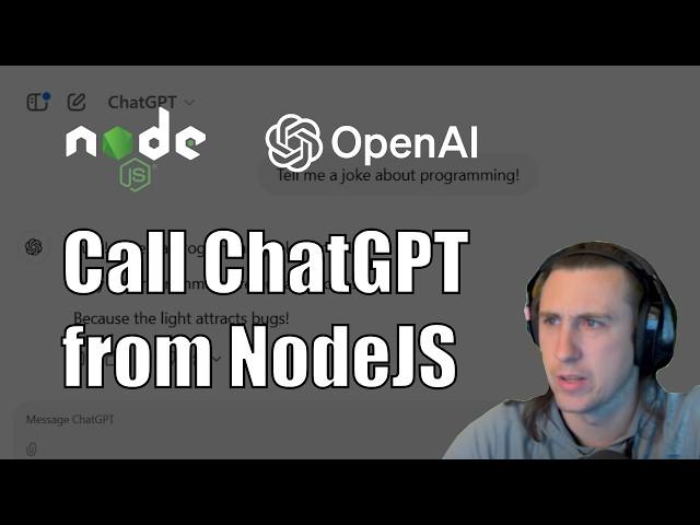 How To Use ChatGPT in Your NodeJS App (Call ChatGPT AI From NodeJS)