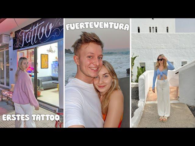 Couple Urlaub auf FUERTEVENTURA️ & SPONTAN erstes TATTOO stechen