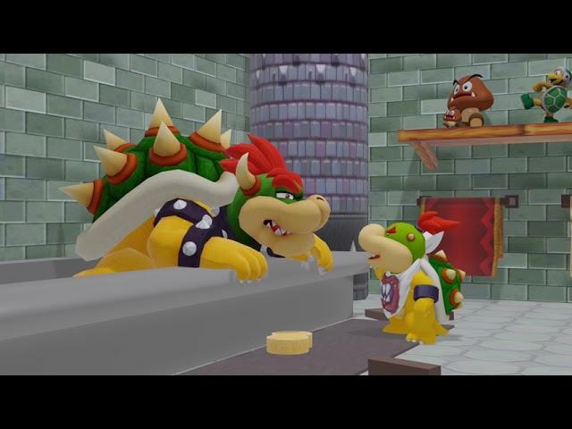 Bowser experiences a ‘Standard Stunt’.