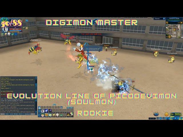 Digimon Master Evolution Line Of PicoDevimon (Soulmon)-Rookie #short