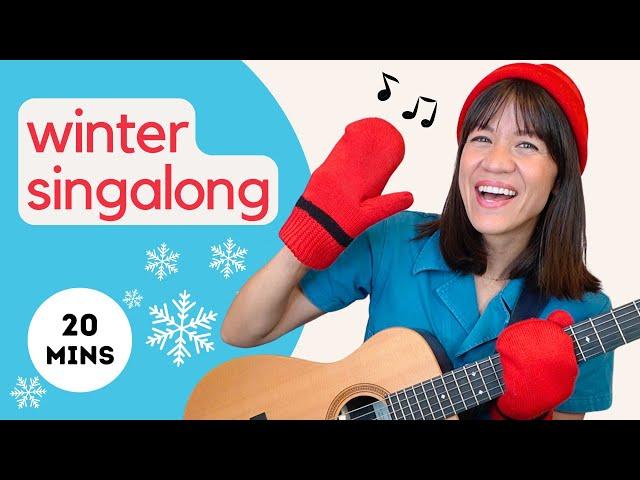 20 Minute Winter Singalong | Fun Learning Songs for Kids | Miss Katie Sings