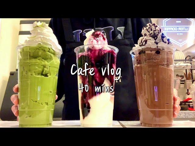 (Sub)️ 미리 메리 크리스마스️ / 카페브이로그 40분 모아보기 / 40mins cafe vlog / asmr