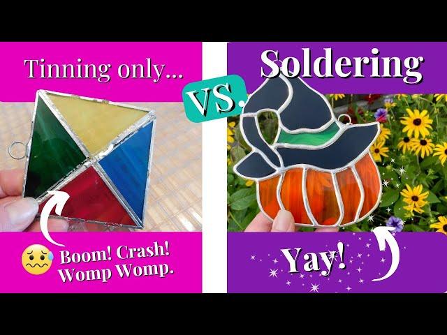 Soldering Stained Glass: Why tinning only isn't enough