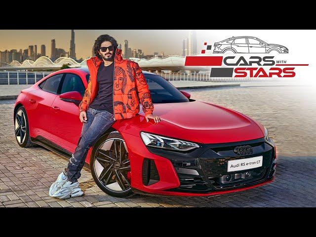 Cars With Stars Ft Dulquer Salmaan at Dubai's Autodrome Circuit I Audi RS e-tron GT