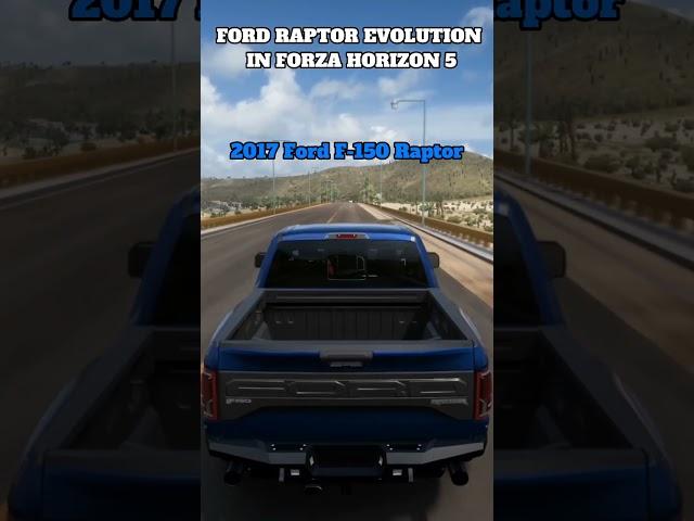 FORD RAPTOR EVOLUTION IN FORZA HORIZO 5