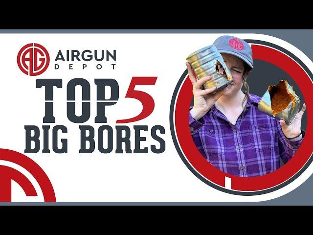 SLO-MO EXPLOSIONS! Top 5 Big Bore Airguns