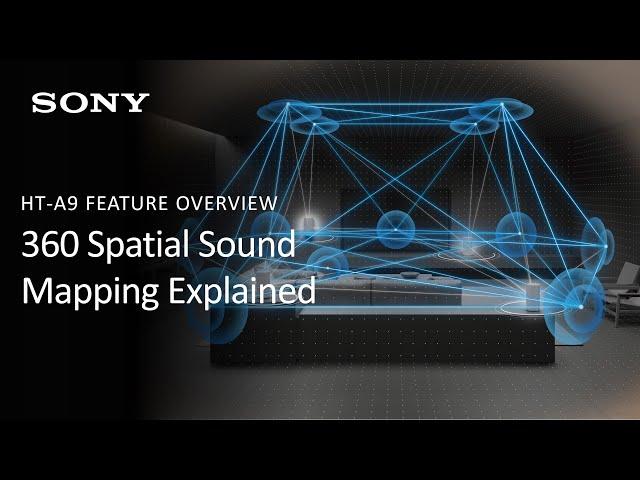 Sony HT-A9 | Learn More About 360 Spatial Sound Mapping