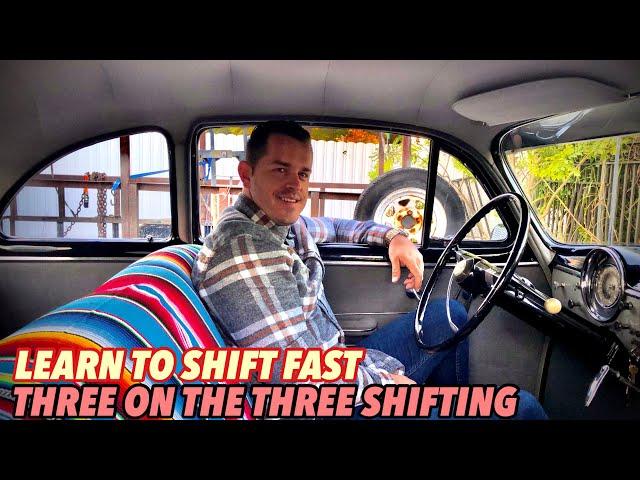 How to Drive Three On the Tree Column Shift Chevy Cars & Trucks