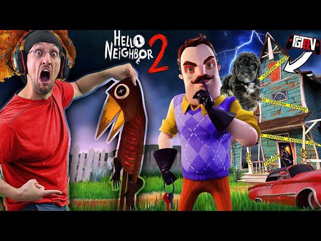 HELLO NEIGHBOR 2!!  No More Basement! Now, Attic?? (FGTeeV Alpha 1 Ending w/ OLLIE)