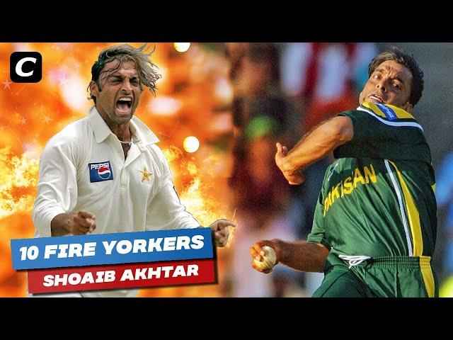 Top 10 Fire Yorkers by Shoaib Akhtar in Cricket History Ever