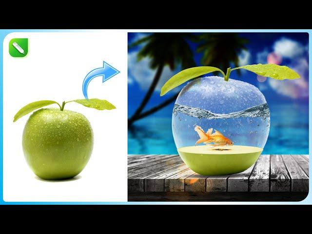 Photo manipulation |Apple fish | CorelDraw Tutorial