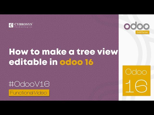 How To Create Editable Tree View in Odoo 16 | Odoo 16 Development Tutorials