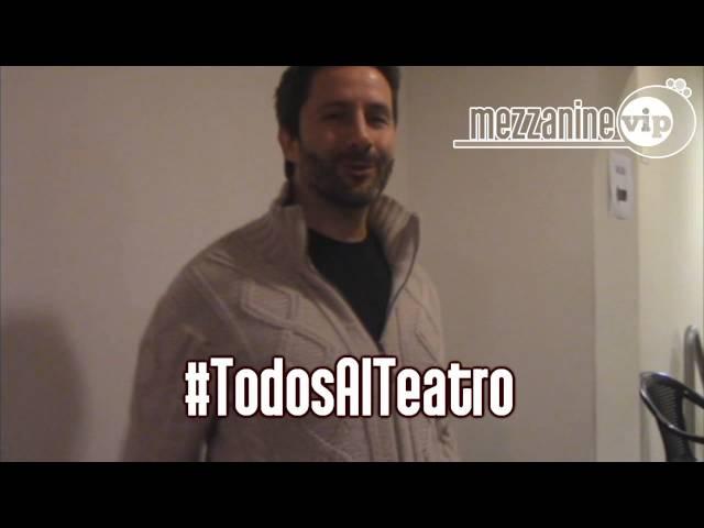 #TodosAlTeatro: Marco Zunino une su voz a la de Mezzanine VIP