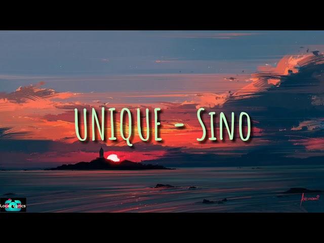 UNIQUE - SINO (Lyrics Video)