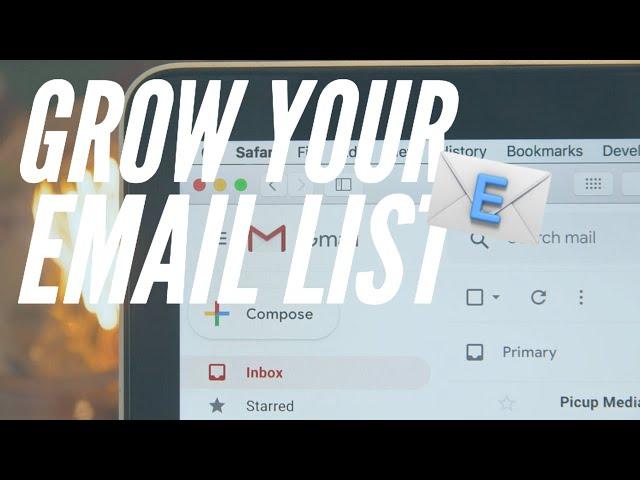 How to grow your Email List with Exit Intent Popups!