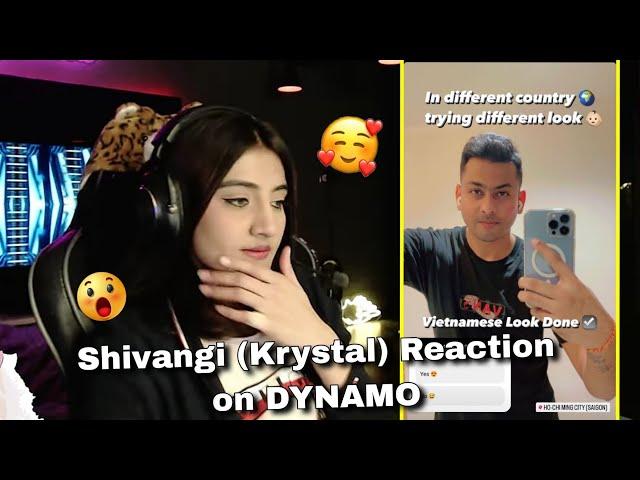 Shivangi (Krystal) Reaction on DYNAMO  