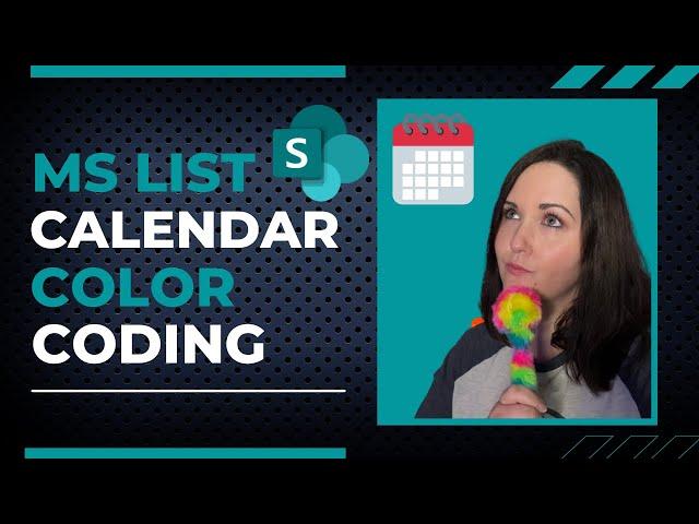 Microsoft Lists Calendar Color Coding with View Formatting