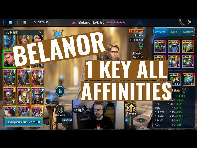 Belanor Bateater UNM Clan Boss - 1 key all Affinities! Raid Shadow Legends Guide