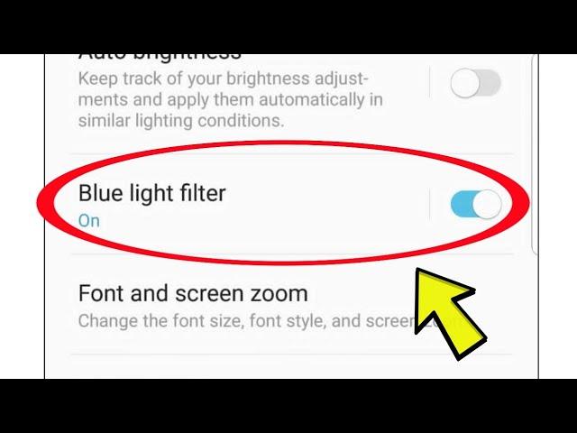 How To Turn On Blue Light Filter On Samsung Galaxy S9