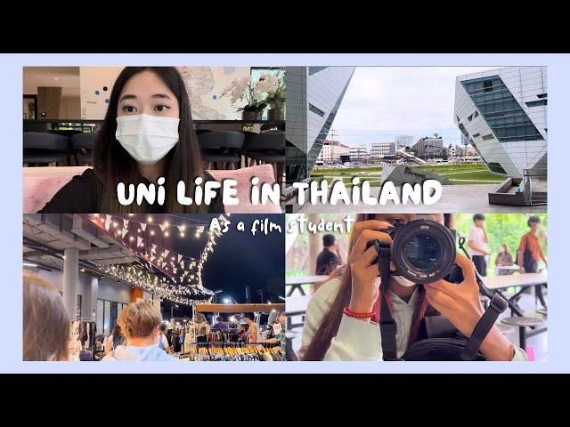 uni life in Thailand: film student, vlog, day in my life, Bangkok University