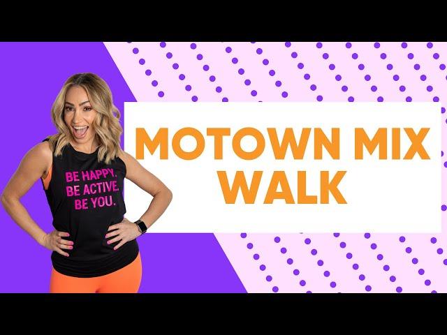 Motown Mix Walking Workout | 2500 Steps Easy Pace | Beginner Friendly