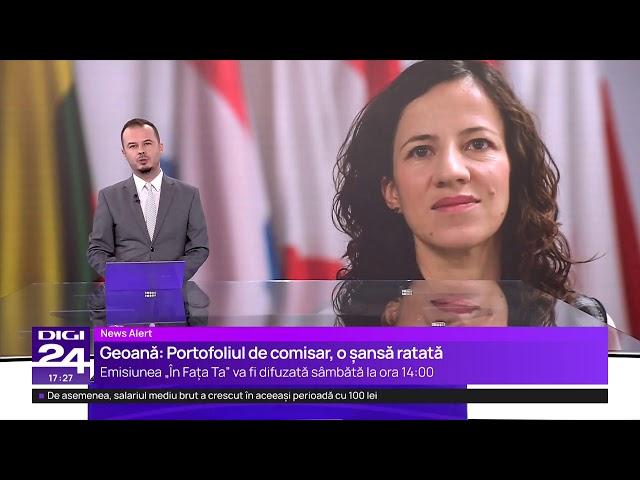 Știrile Digi24 de la ora 17 - 12 septembrie