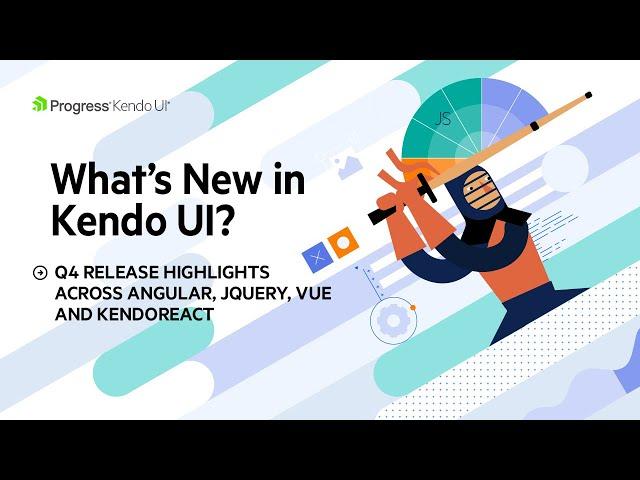Kendo UI Release | New Components Across UI for Angular, React, Vue and jQuery!