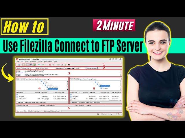 How to use Filezilla connect to FTP server 2024