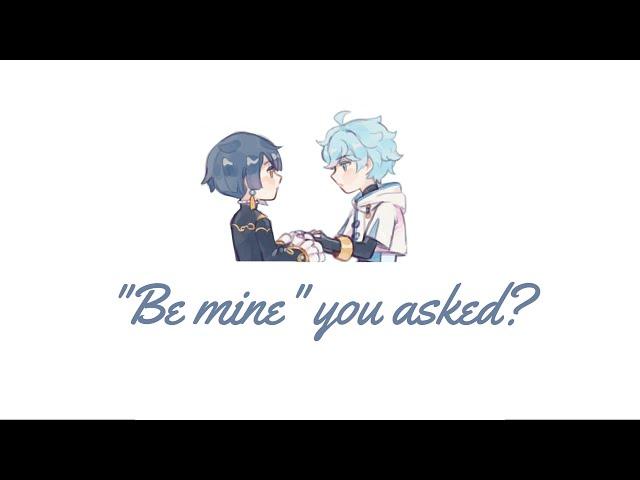 BE MINE (Chongyun x Xingqiu) | Genshin Impact (Short Comic Dub)