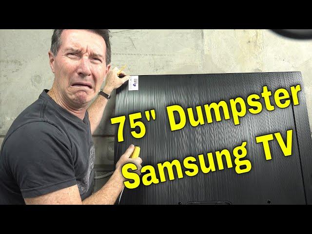 EEVblog 1657 - DUMPSTER Samsung 75" QLED One Connect TV