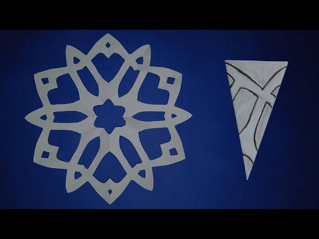 How to Make a Paper Star Snowflake |Christmas decoration |DIY Tutorial.