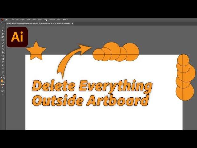 How to Delete Everything Outside the Artboard in Illustrator