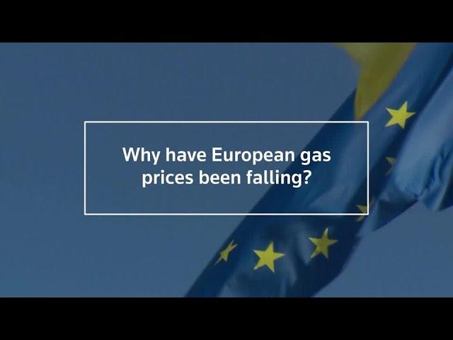 Why are gas prices in Europe falling?