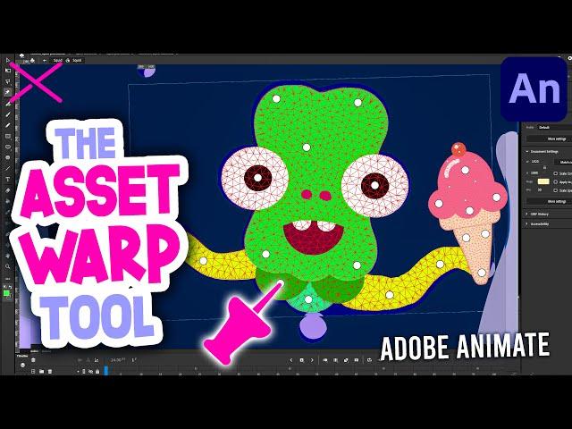 Master The ASSET WARP Tool in Adobe Animate CC | Tutorial