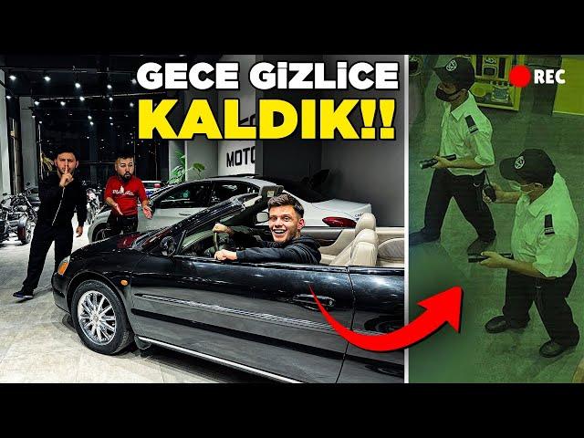 LÜKS GALERİDE GECE GİZLİCE KALDIK!? (yakalandık)