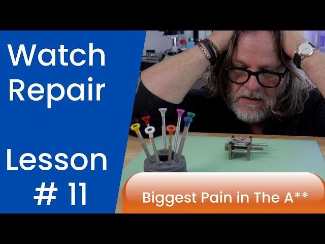 Could This Be New Watchmakers #1  Problem-Watch Repair Lesson  #11