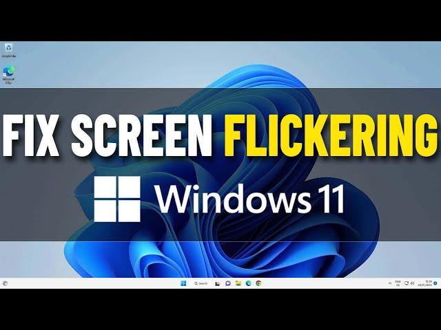 Fix Windows 11 Screen Flickering | How To Solve Laptop / PC screen flickering Issue 11️️️