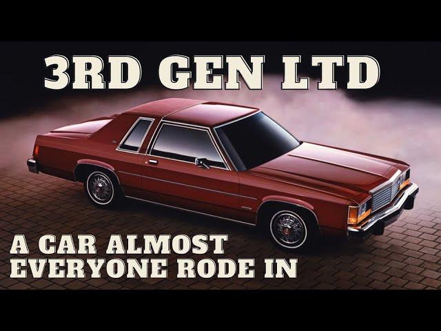 3rd Generation Ford LTD the 1st Panther Platform