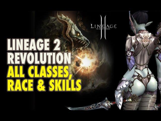 All Classes, Races, and Skill Animations | Lineage 2 Revolution