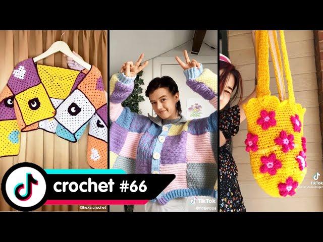 TIKTOK CROCHET AND KNITTING FASHION COMPILATION #66 - Peachtok