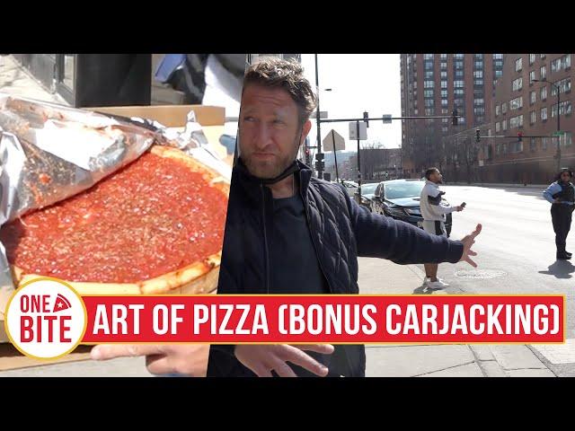 Barstool Pizza Review - Art Of Pizza (Chicago, IL) Bonus Live Carjacking