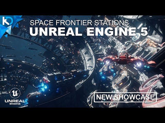 Space Frontier Stations - 1.2 Update - Unreal Engine 5 #GameDev #UE5