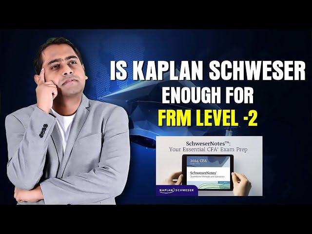 Is Kaplan schweser books enough for FRM level 2 | FRM Exam | #frm  #frmexam #frmlevel2