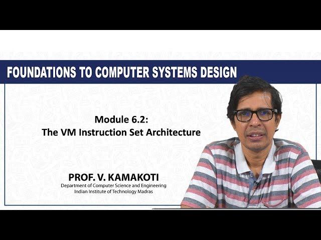 Module 6.2: The VM Instruction Set Architecture