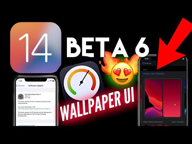 IOS 14 Beta 6 CHANGES, Wallpaper UI, Bug Fixes And More! - PREVIEW